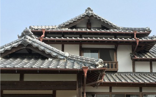昔ながらの日本家屋に多く使われている粘土瓦