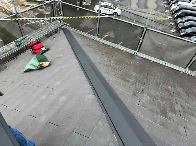 久喜　棟板金交換　工事