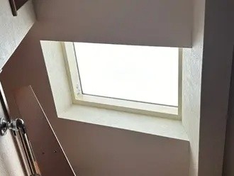 雨漏りしたトップライトの状態