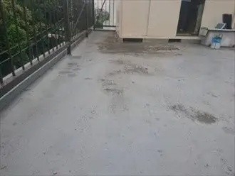 屋上の防水工事前