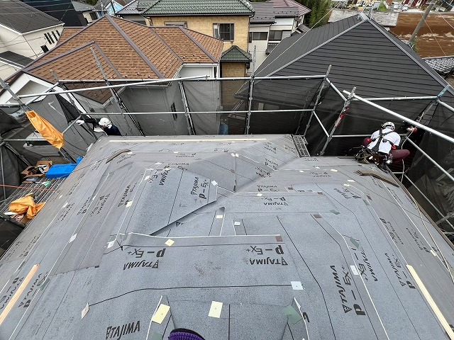 蓮田市　屋根　 修理 リフォーム 　コロニアル　アスファルトシングル