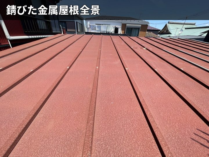 日の出町平井で雨漏り調査、錆が広がる瓦棒屋根と穴あき補修跡を現地確認