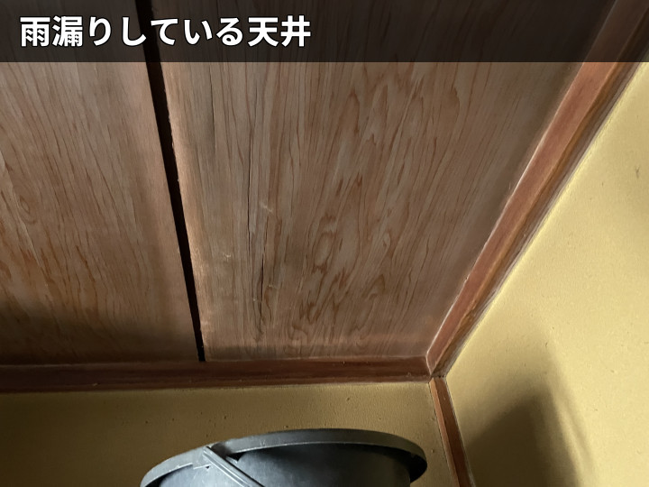 雨染みが出た天井