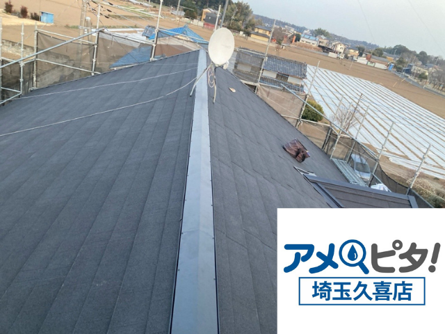 杉戸町　屋根カバー　工事　アパート