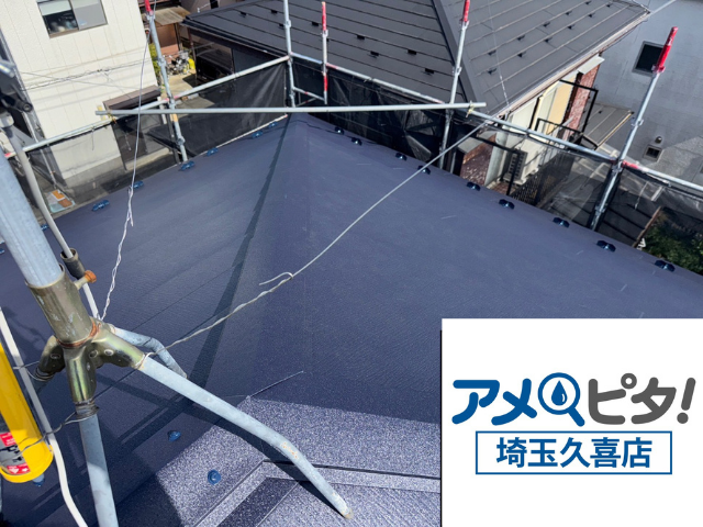 羽生市　屋根カバー工事　ガルテクト