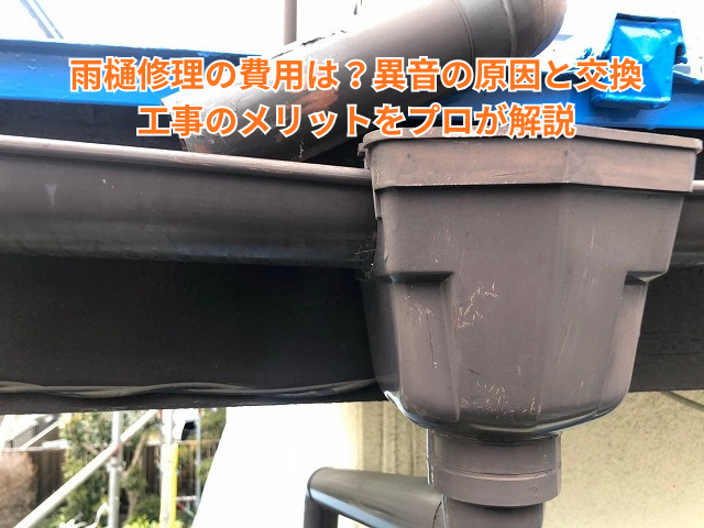 幸手市｜雨樋修理の費用は？異音の原因と交換工事のメリットをプロが解説