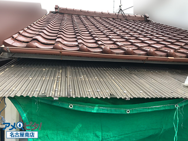 名古屋市天白区にて塩化ビニル樹脂製の屋根の劣化対応！リスク回避から修理方法まで