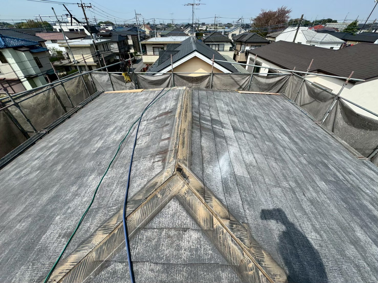 杉戸町　棟板金交換　工事