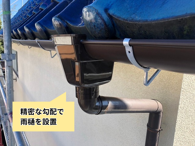 幸手市　雨樋　補修　交換　工事