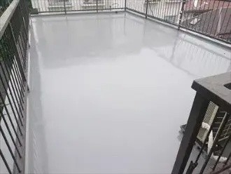 屋上の防水工事後