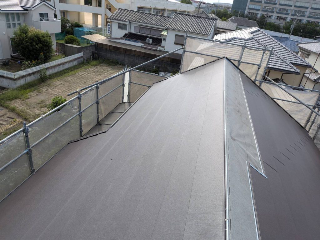 ガルテクト葺き開始