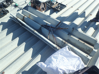 折板屋根の交換