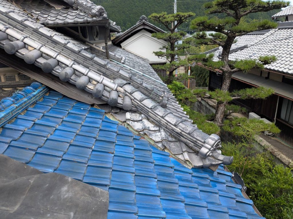 谷板交換後の全景