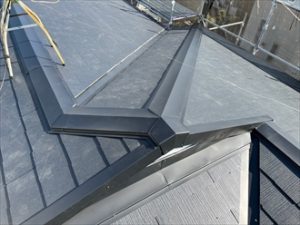 コロニアルグラッサで葺き替えた屋根