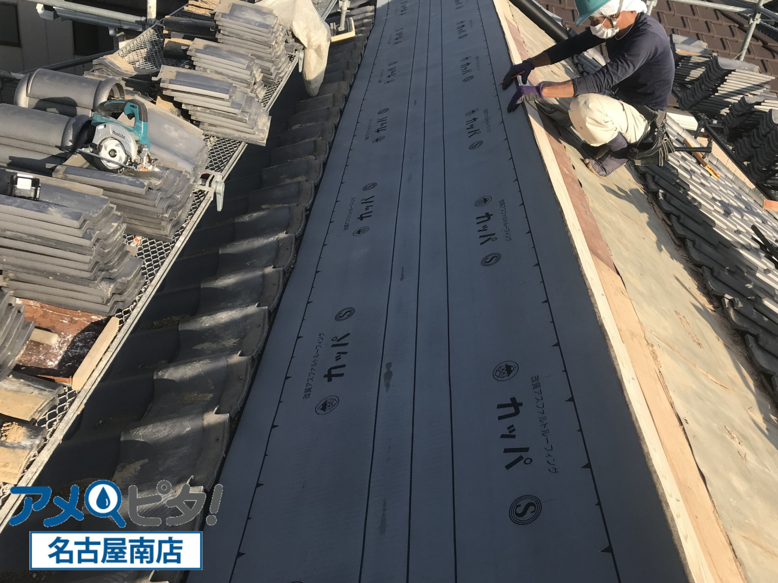 名古屋市天白区にて屋根瓦の乾式工法！桟木を使った施工方法と注意点の解説