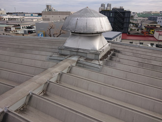 屋根の排気口