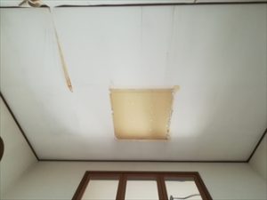 天窓を撤去し断熱材を入れボードで穴を塞ぎました