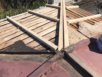 愛甲郡愛川町中津で強風被害を受けた屋根をスタンビーで屋根葺き替え工事
