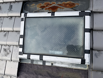 吹田市高野台で屋根の点検、トップライト（天窓）には雨漏りの危険が潜んでいます