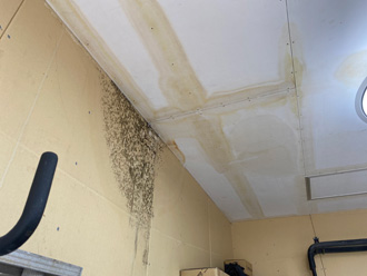 流山市西初石アパートでの雨漏り調査から外壁材隙間の毛細管現象が原因とわかりました