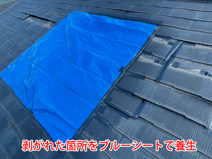 雨漏りを防ぐための応急処置