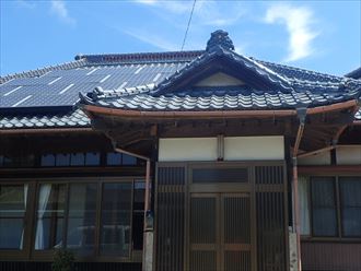 成田市奈土にてラバーロック工法が施工されている和瓦屋根の雨漏り補修調査を実施しました