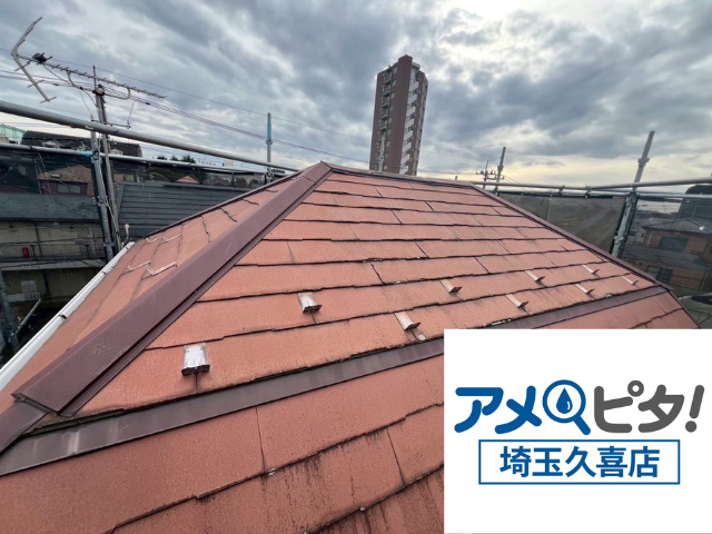 加須　屋根カバー　工事　フックシングル