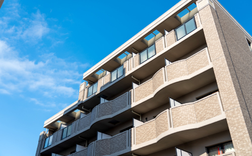 比較的綺麗なマンション外観
