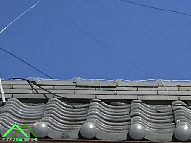 冠瓦のズレ