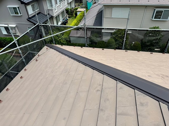 加須　棟板金交換工事