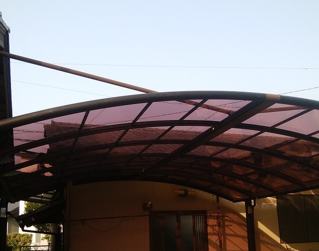 カーポート屋根交換完工