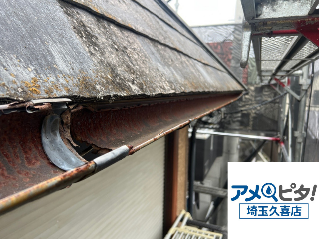 栗橋　雨樋交換工事