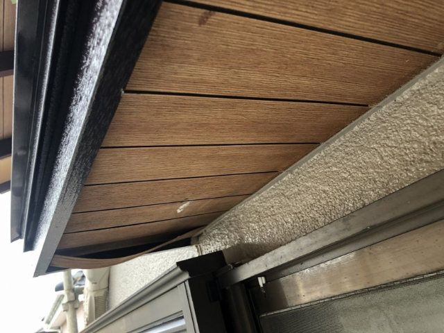 久喜　軒天　工事　補修　ガルバリウム鋼板