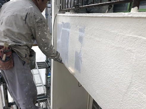 三島市アパート雨漏り塗装