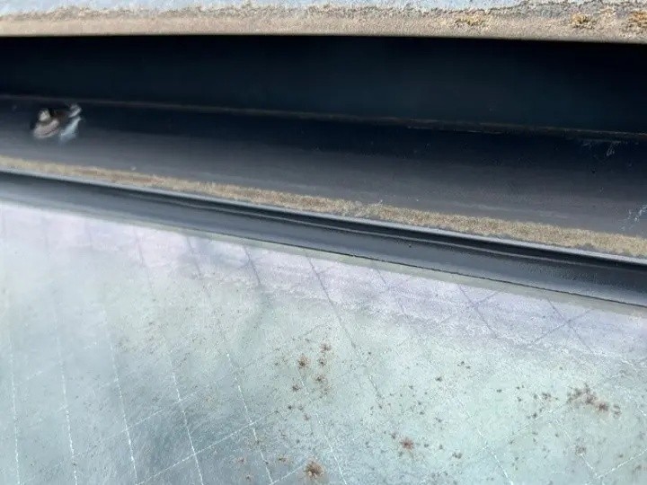 シーリングの打ち込み