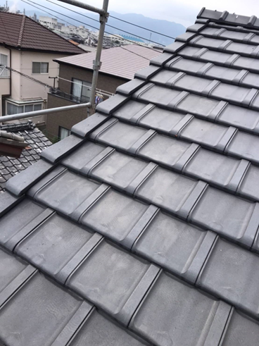 富士市瓦屋根雨漏り補修完了