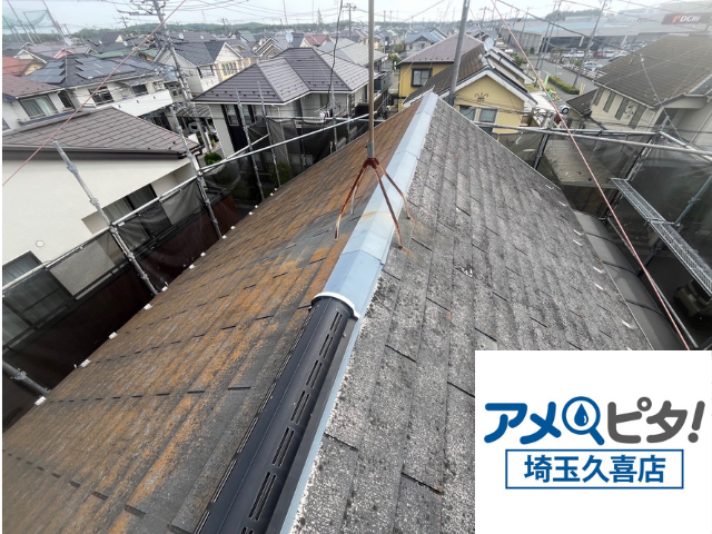 幸手市　屋根カバー　ガルテクト