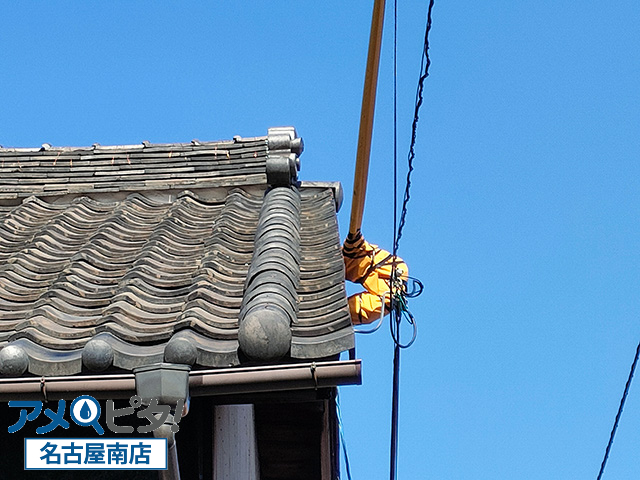 名古屋市南区　屋根瓦の葺き直し　作業完了後