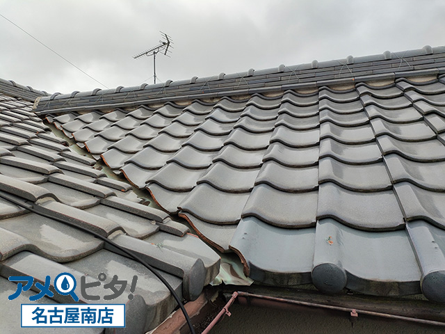 名古屋市南区にて屋根の谷部の雨漏り原因と調査方法！原因から予防まで５つのポイント