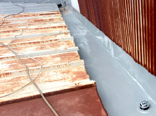 ウレタン防水工事が完了