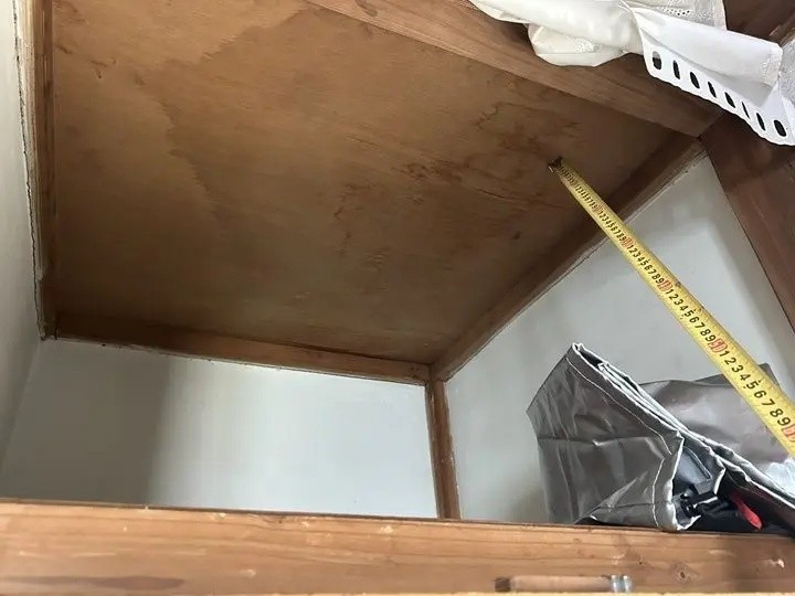 室内に雨漏りの痕跡