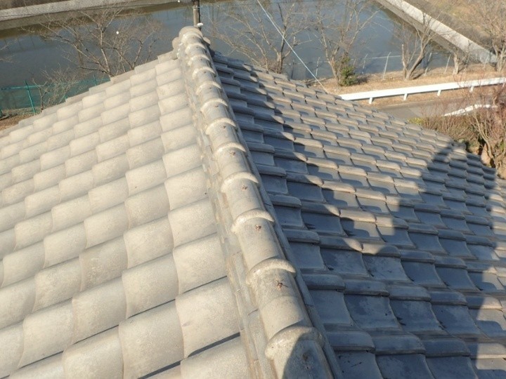 棟瓦取り直し工事後