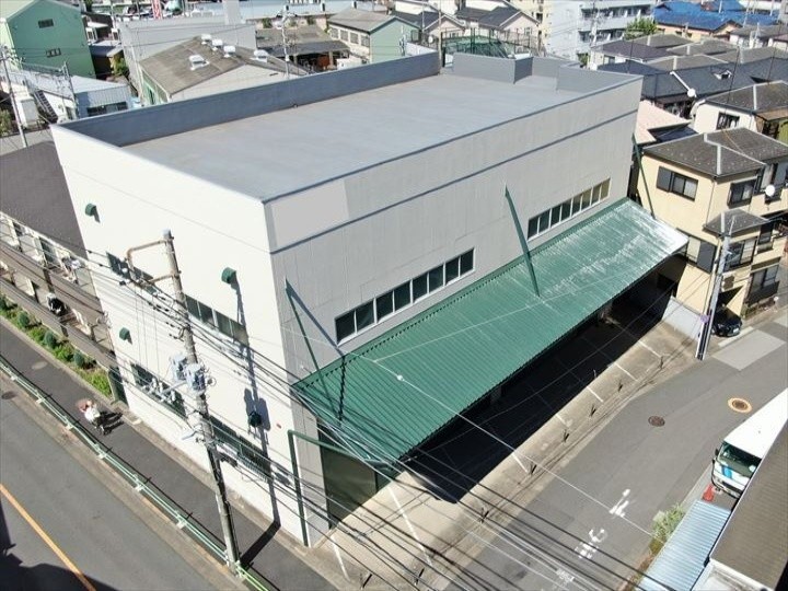 エスケープレミアムシリコンを使用したALC外壁の塗装工事後