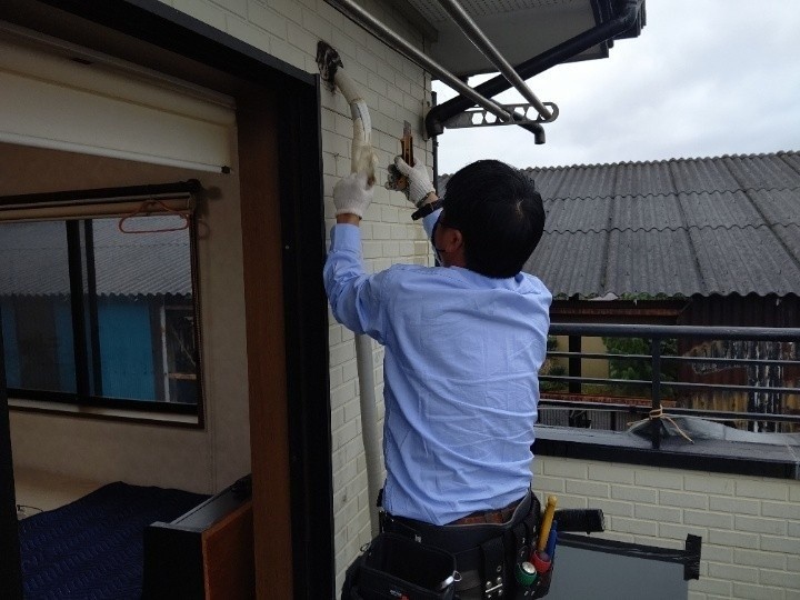 エアコン撤去作業