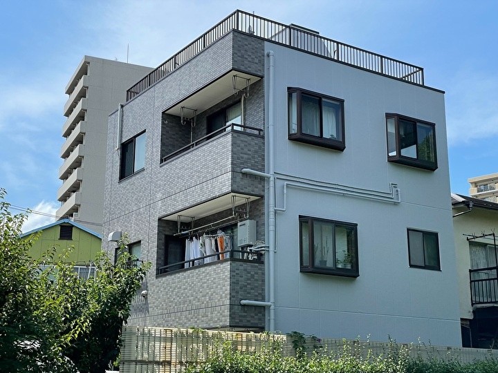 シーリング処理後の住宅