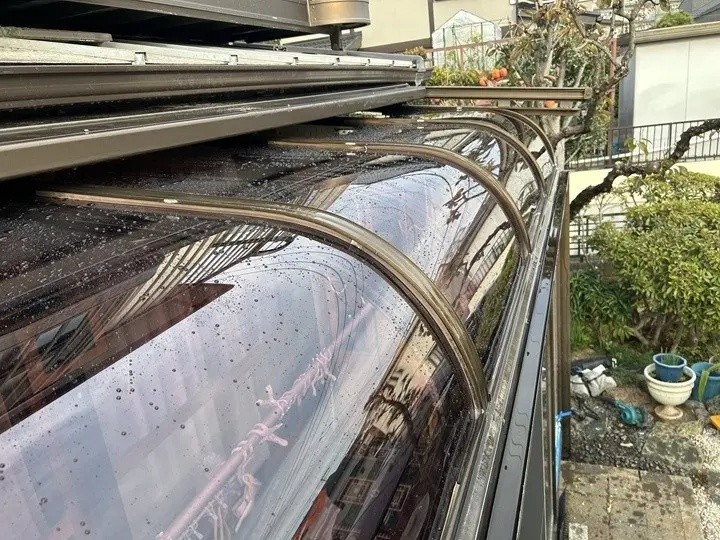 ポリカーボネート交換工事後の状態