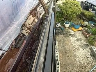 新規のポリカーボネート取り付け後の状態