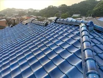 棟瓦取り直し工事後