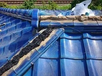 隅棟の解体撤去後の状態