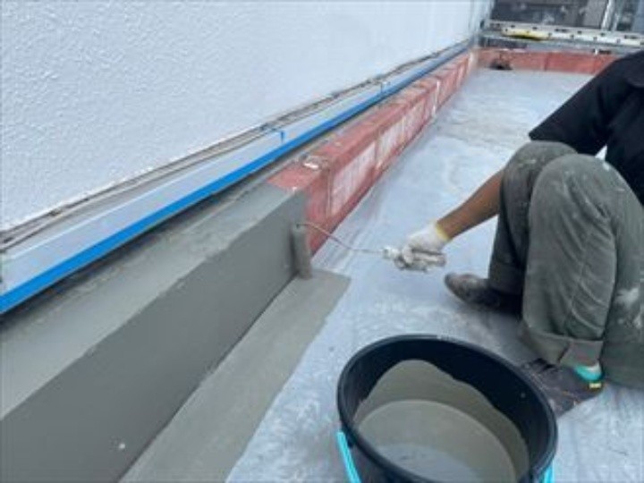 樹脂モルタルを使用